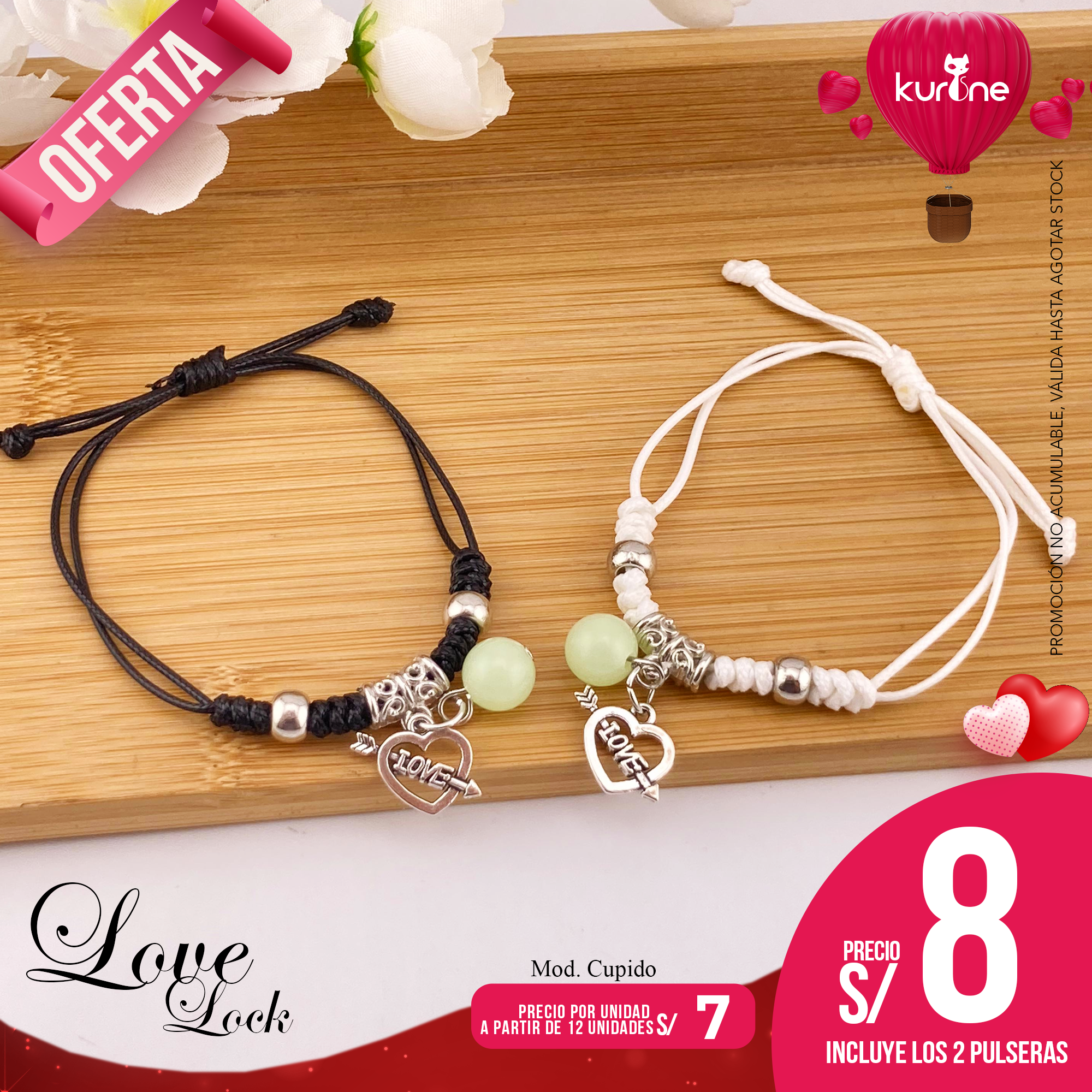 Pulseras Love Lock