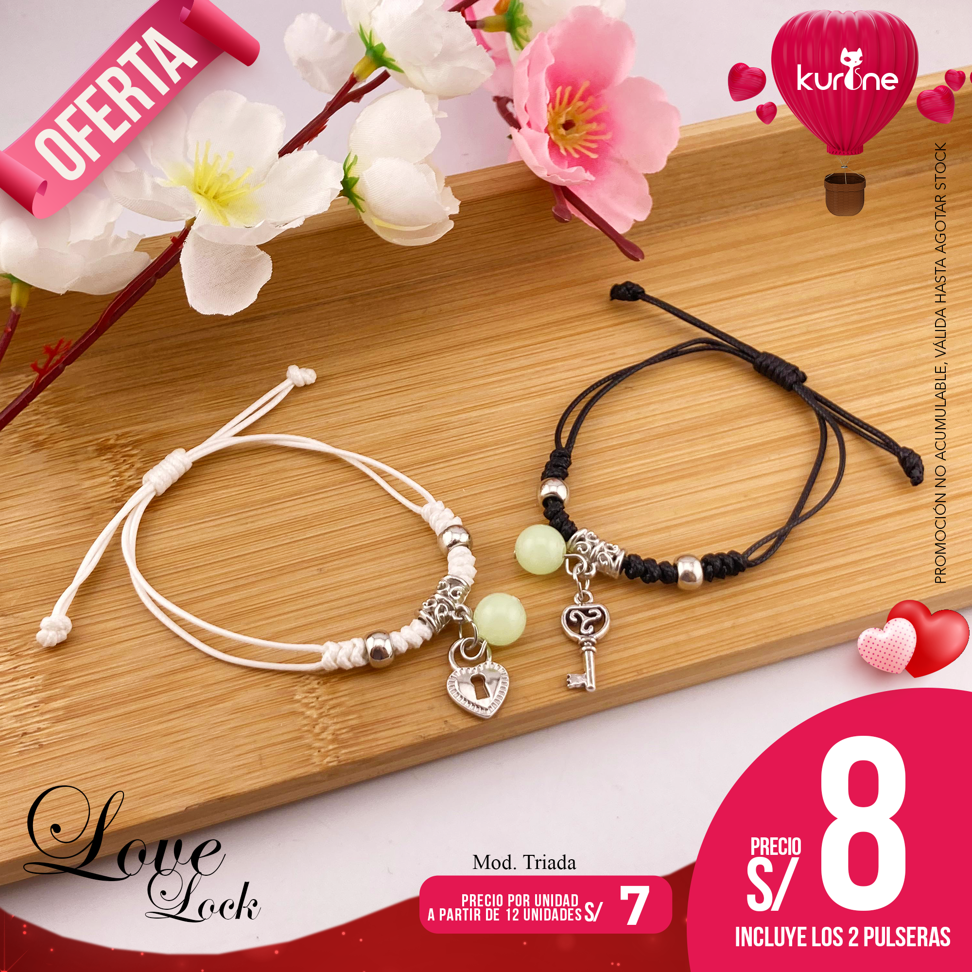Pulseras Love Lock