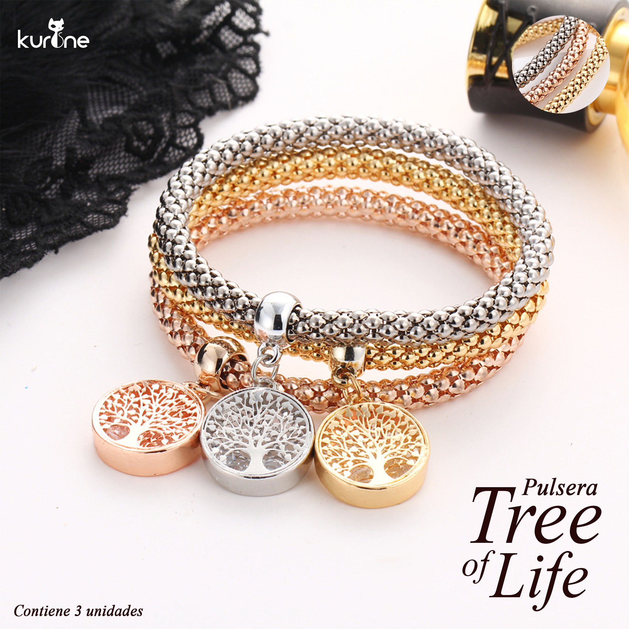 (111) Pulsera Tree of Life