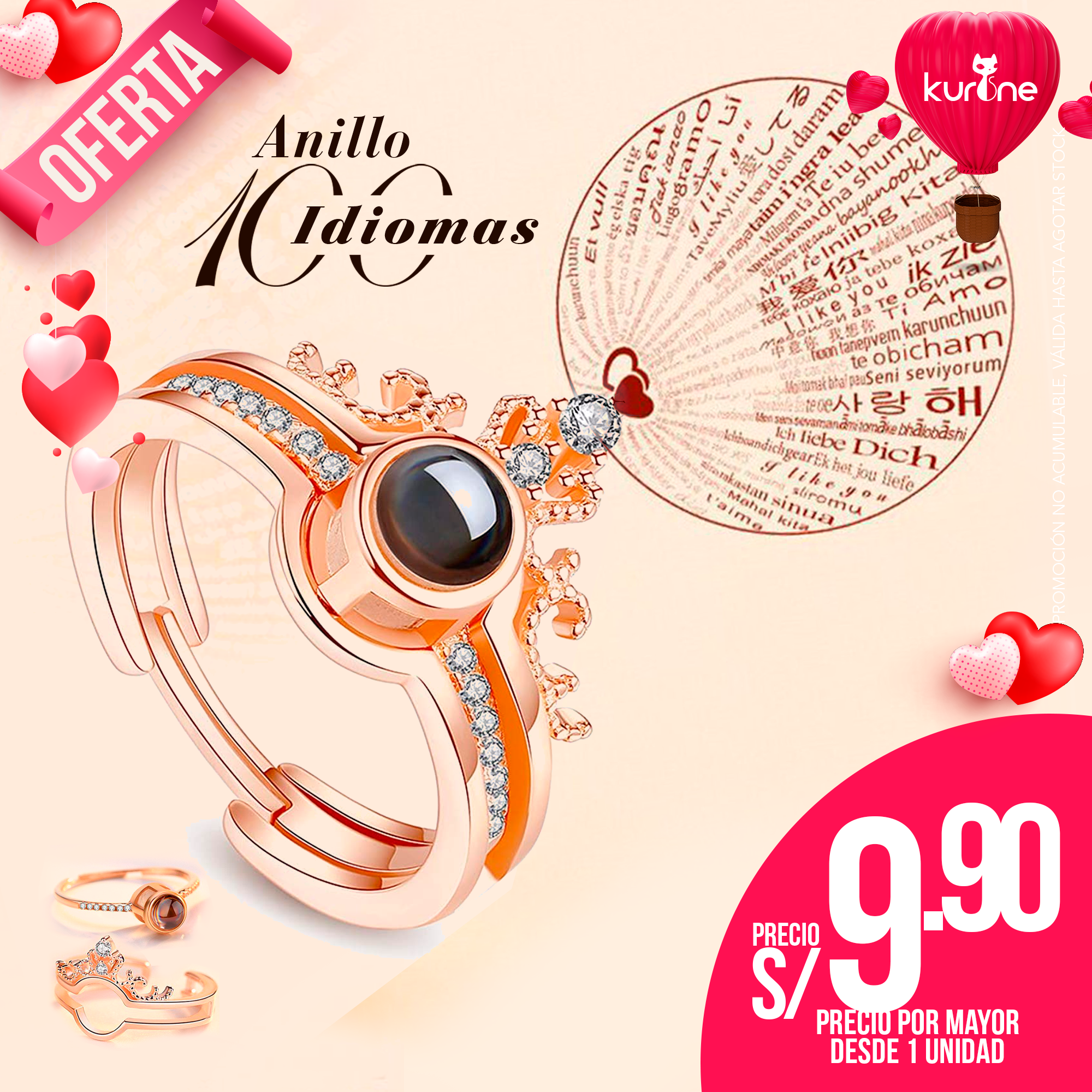 Anillo 100 Idiomas