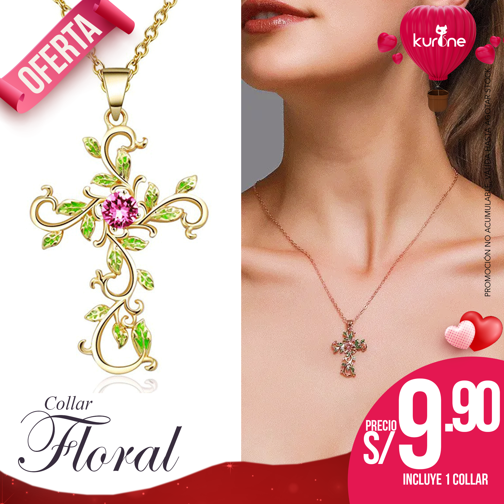 (094) Collar Floral