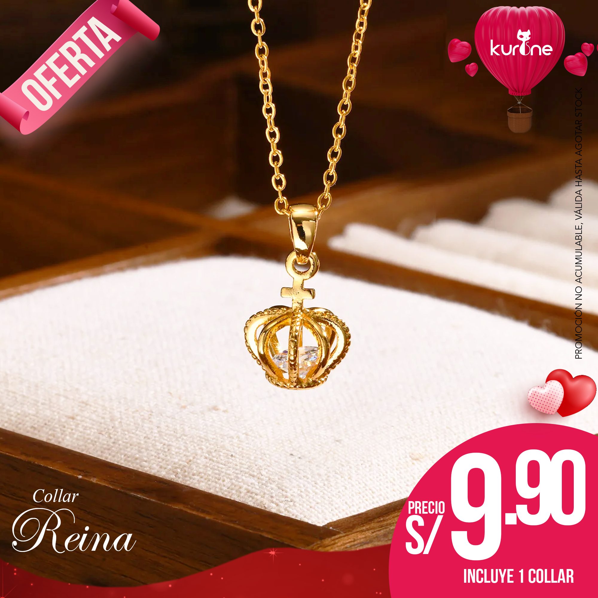 (076) Collar Reina