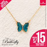 Collar Cristal Butterfly