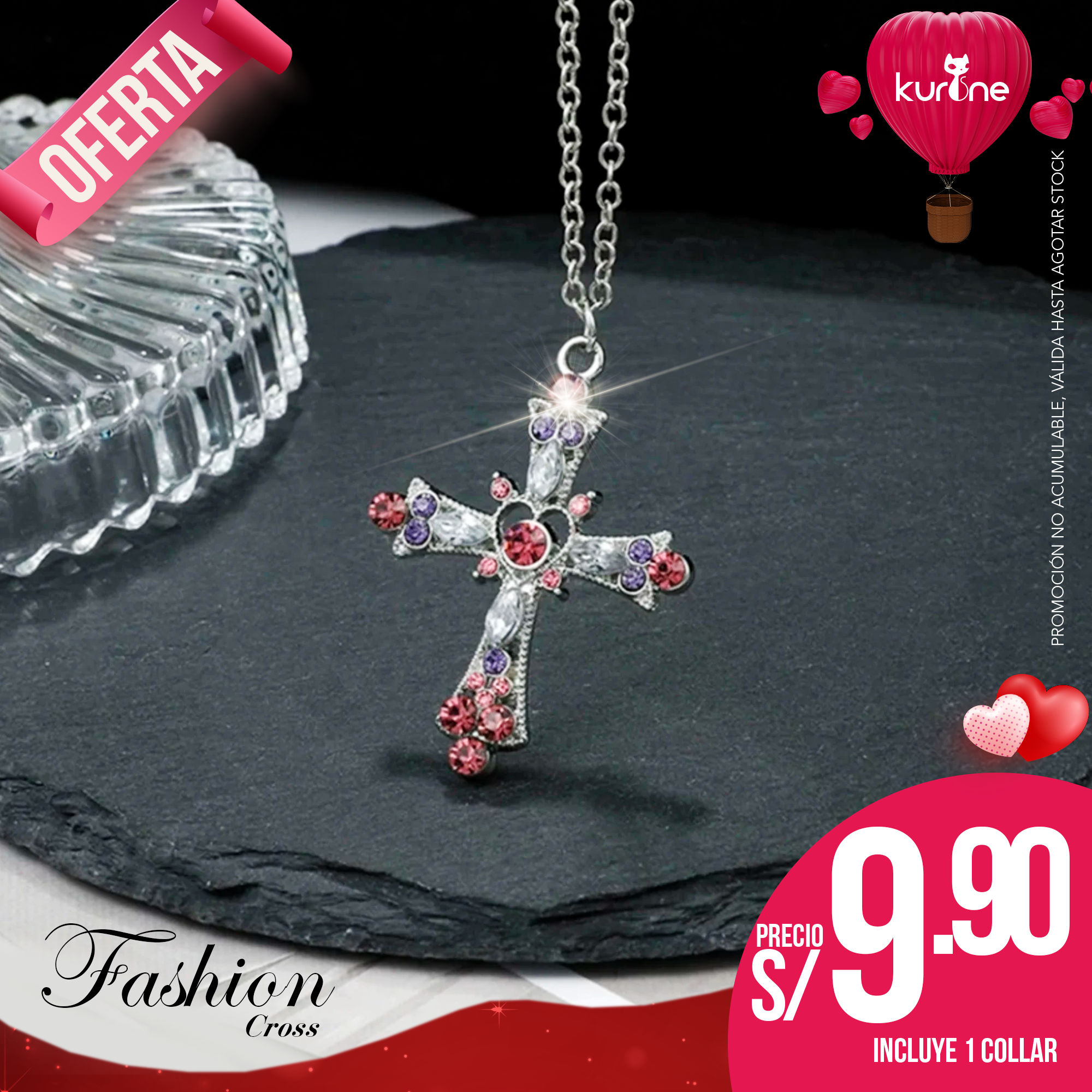 (108) Collar Fashion Cross