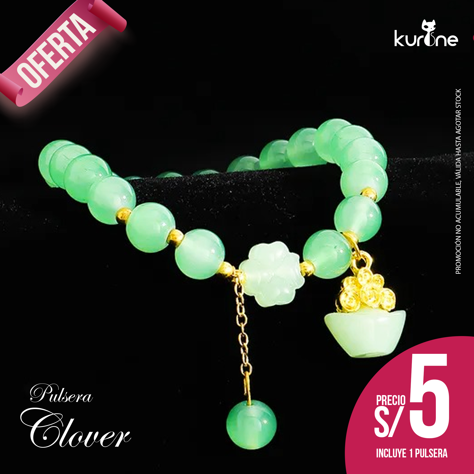 PULSERA CLOVER