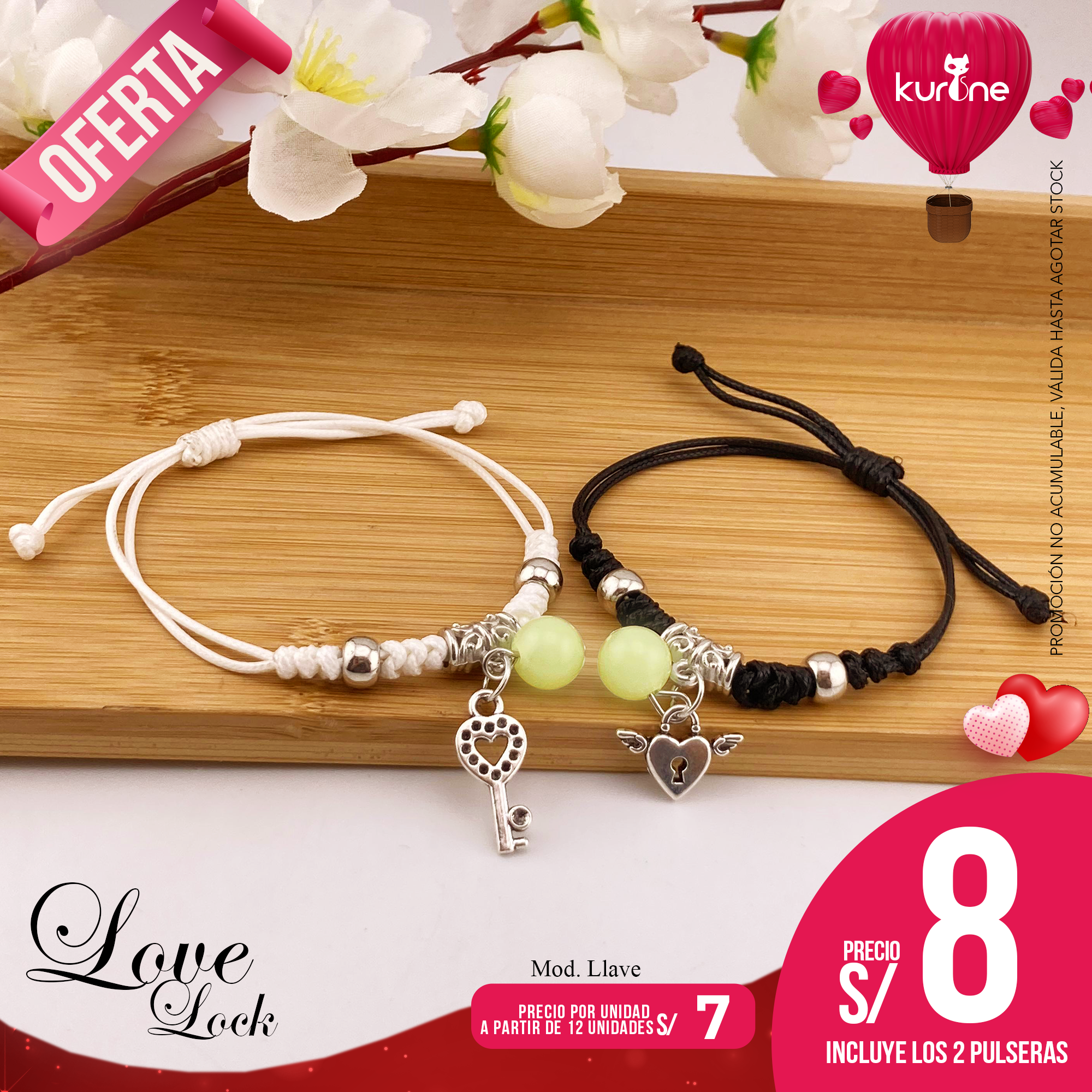 Pulseras Love Lock