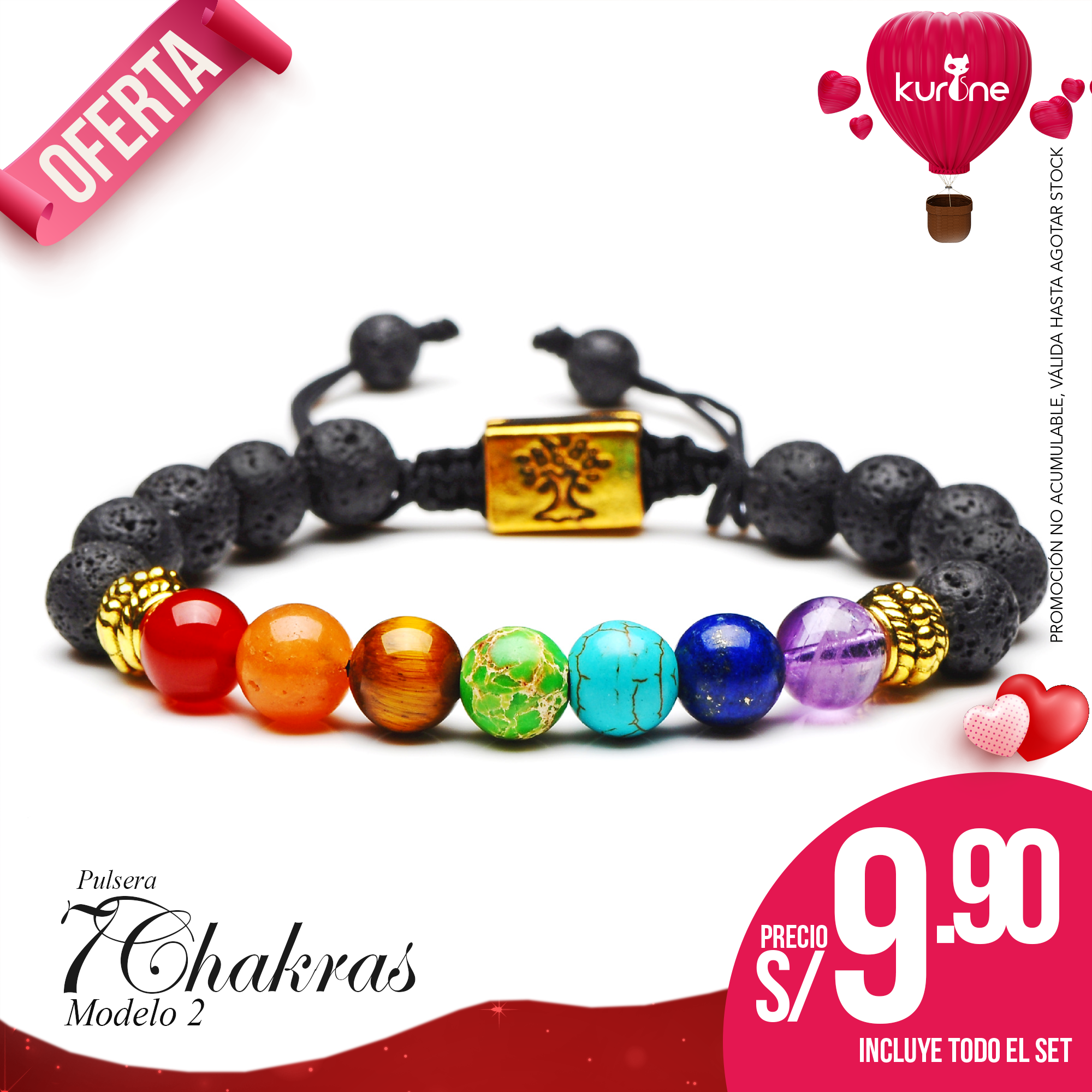 Pulsera Chakra