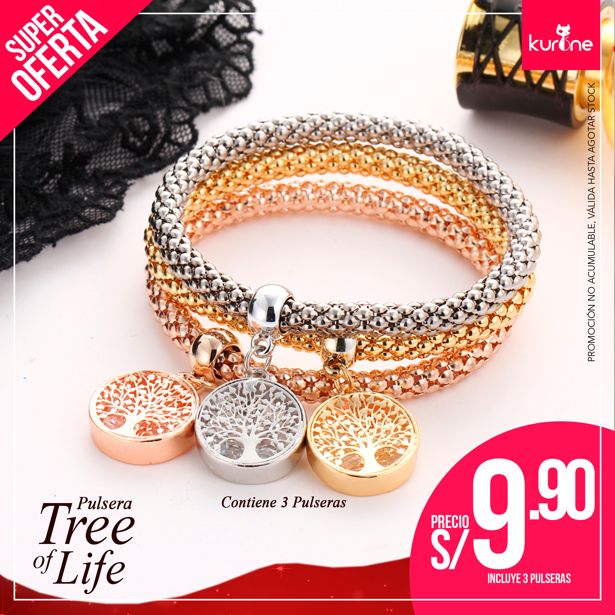 (111) Pulsera Tree of Life