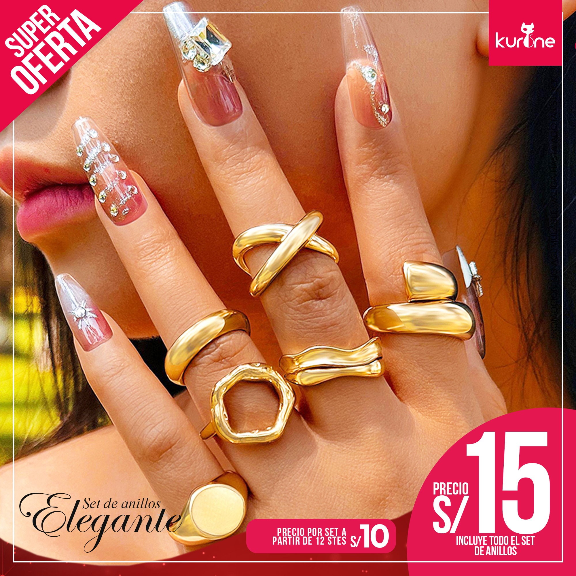 Set de Anillos Elegante