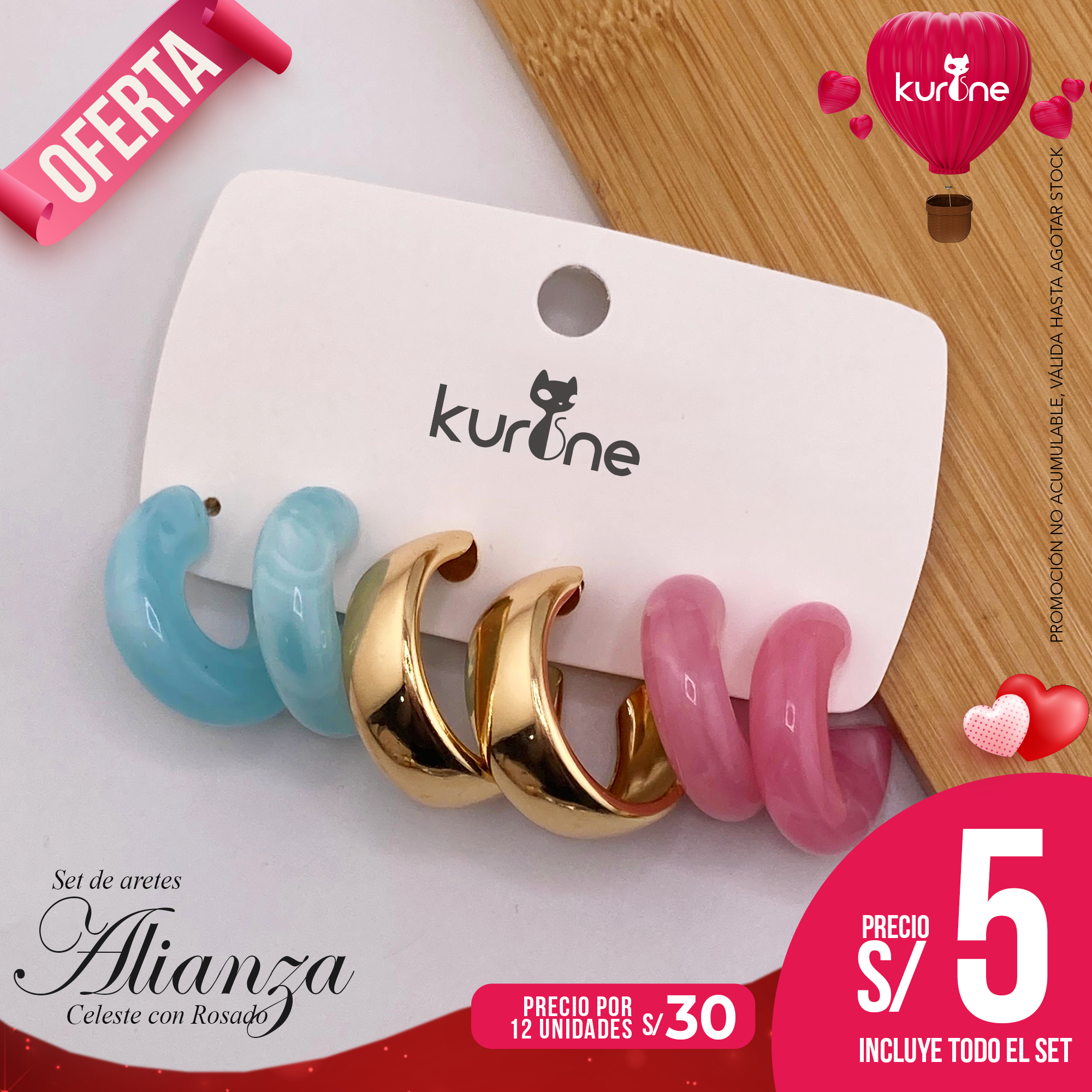 Set de Aretes Alianza