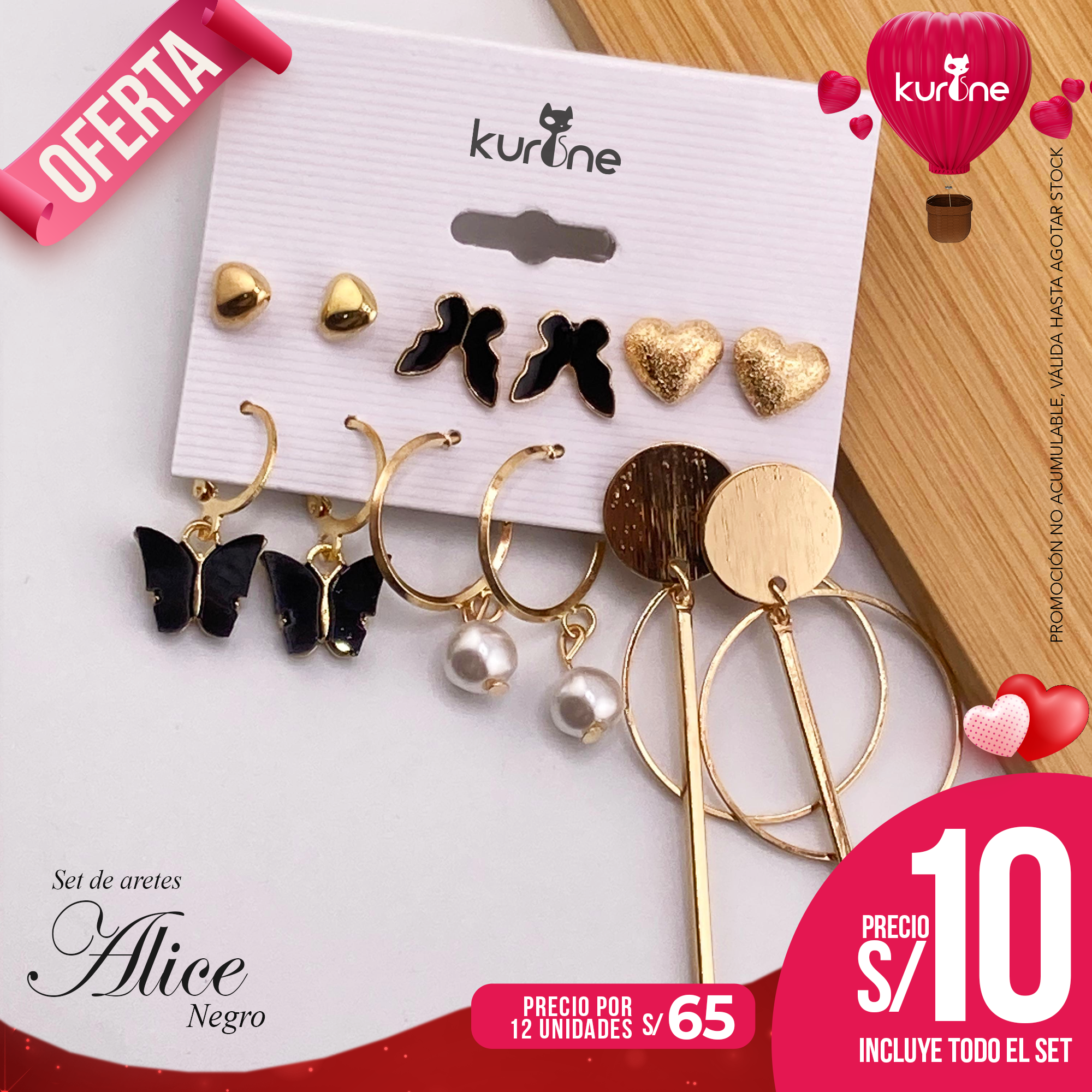 Set de Aretes Alice