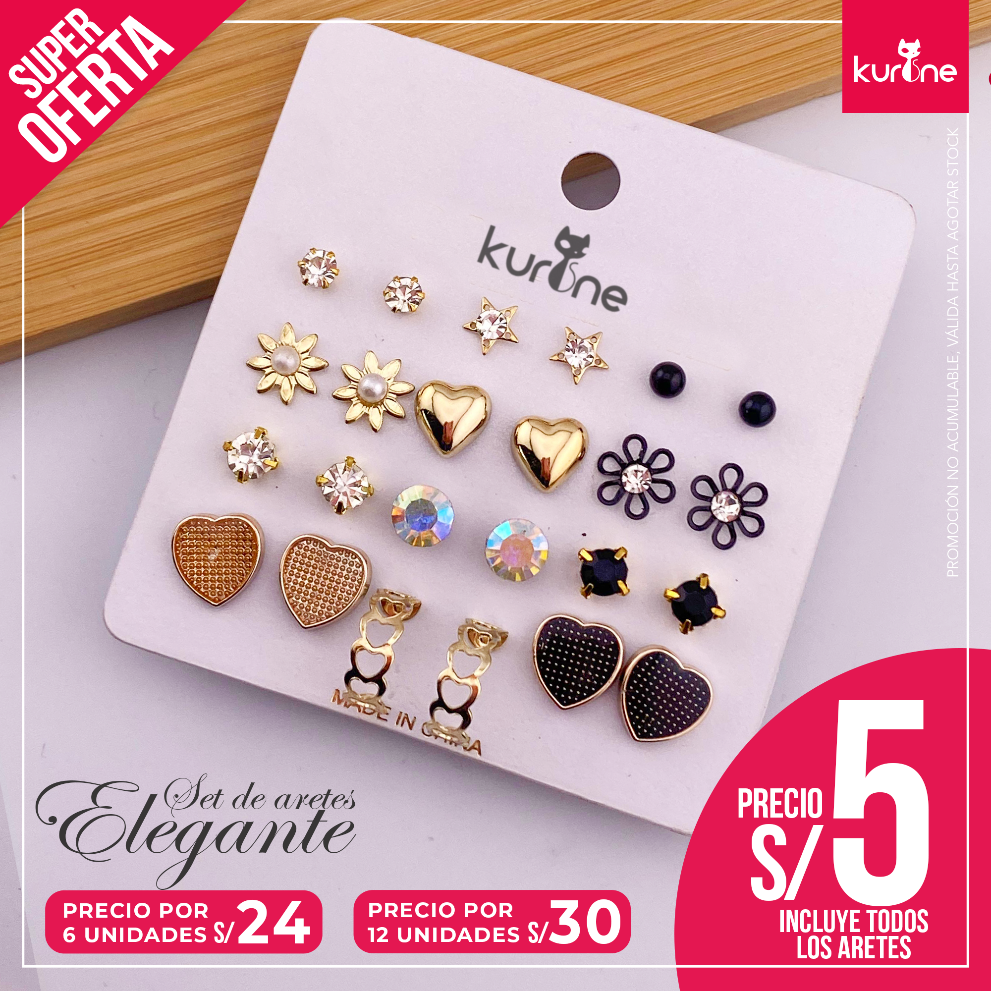 Set de Aretes Elegante