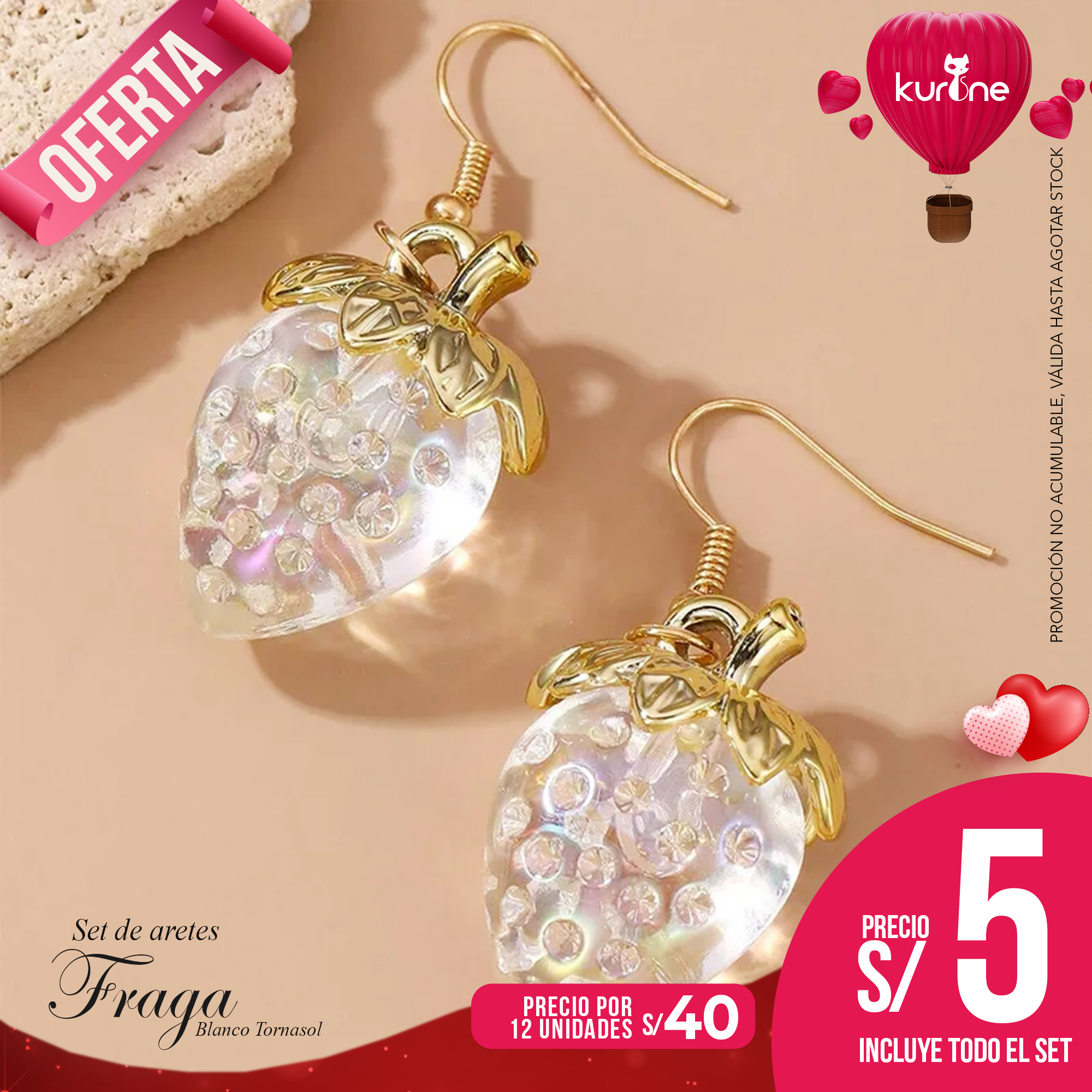 Set de Aretes Fraga