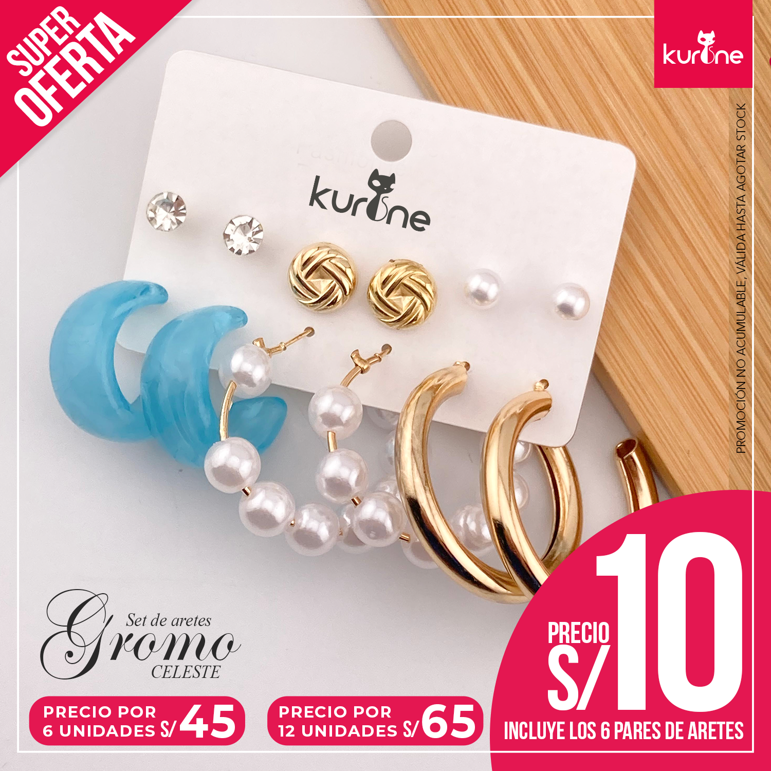 Set de Aretes Gromo