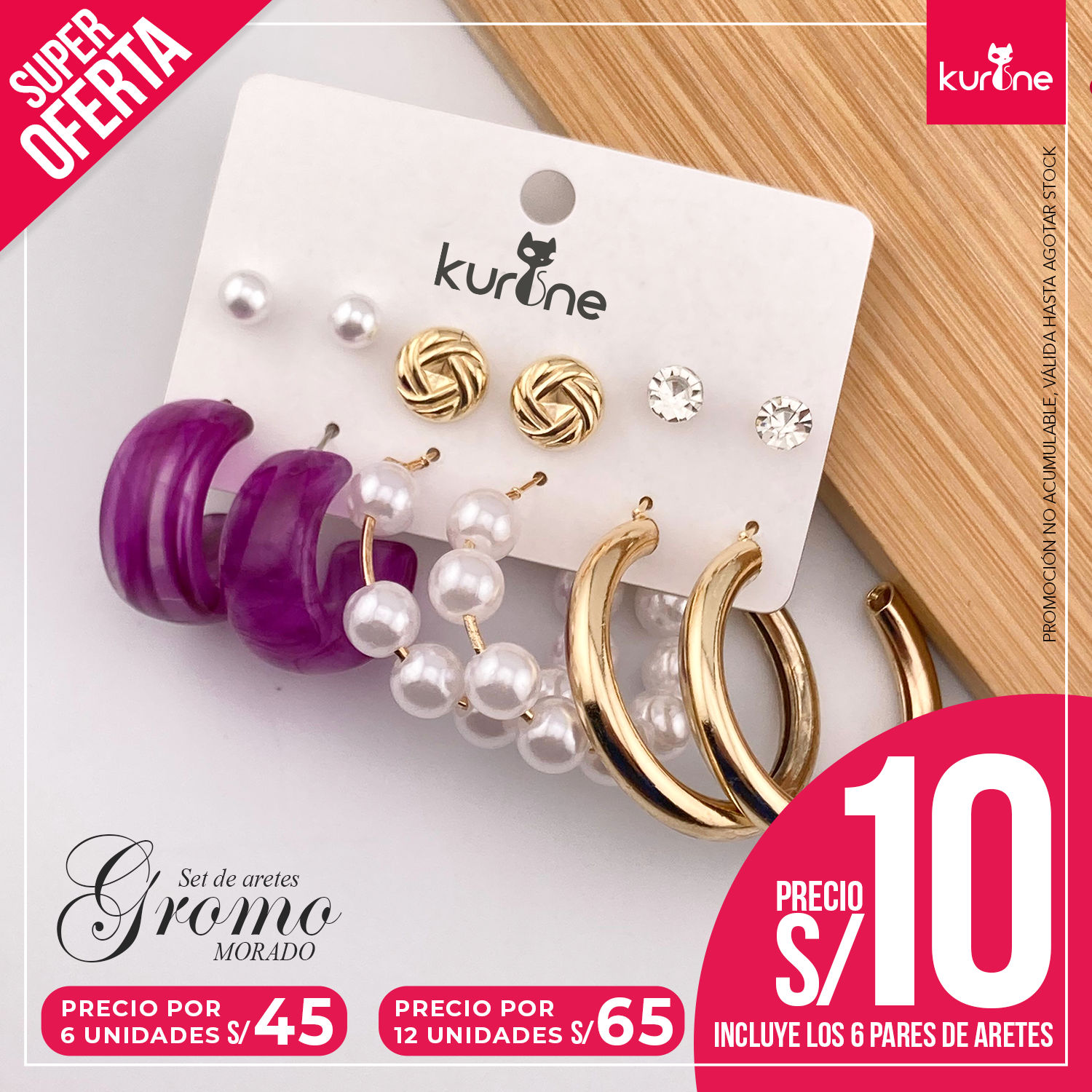 Set de Aretes Gromo