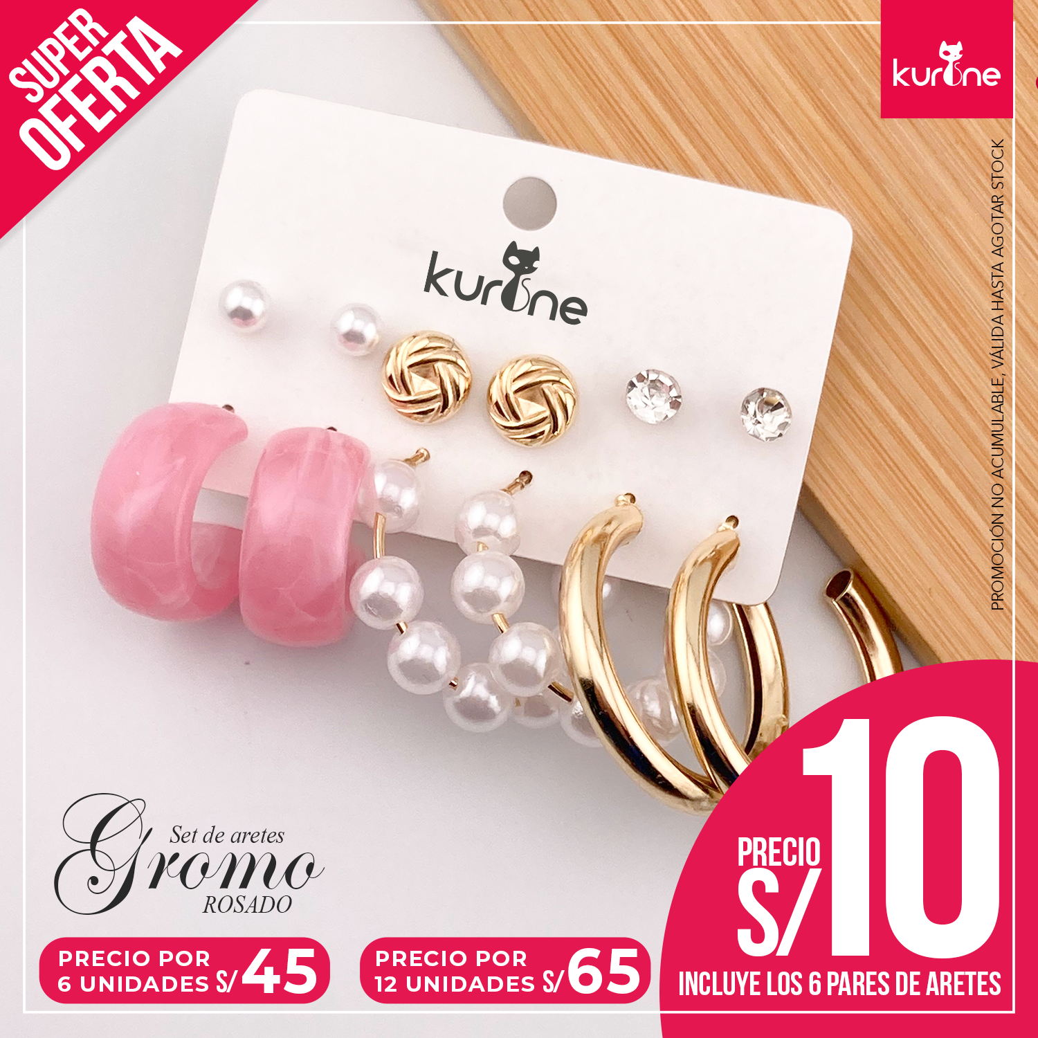 Set de Aretes Gromo