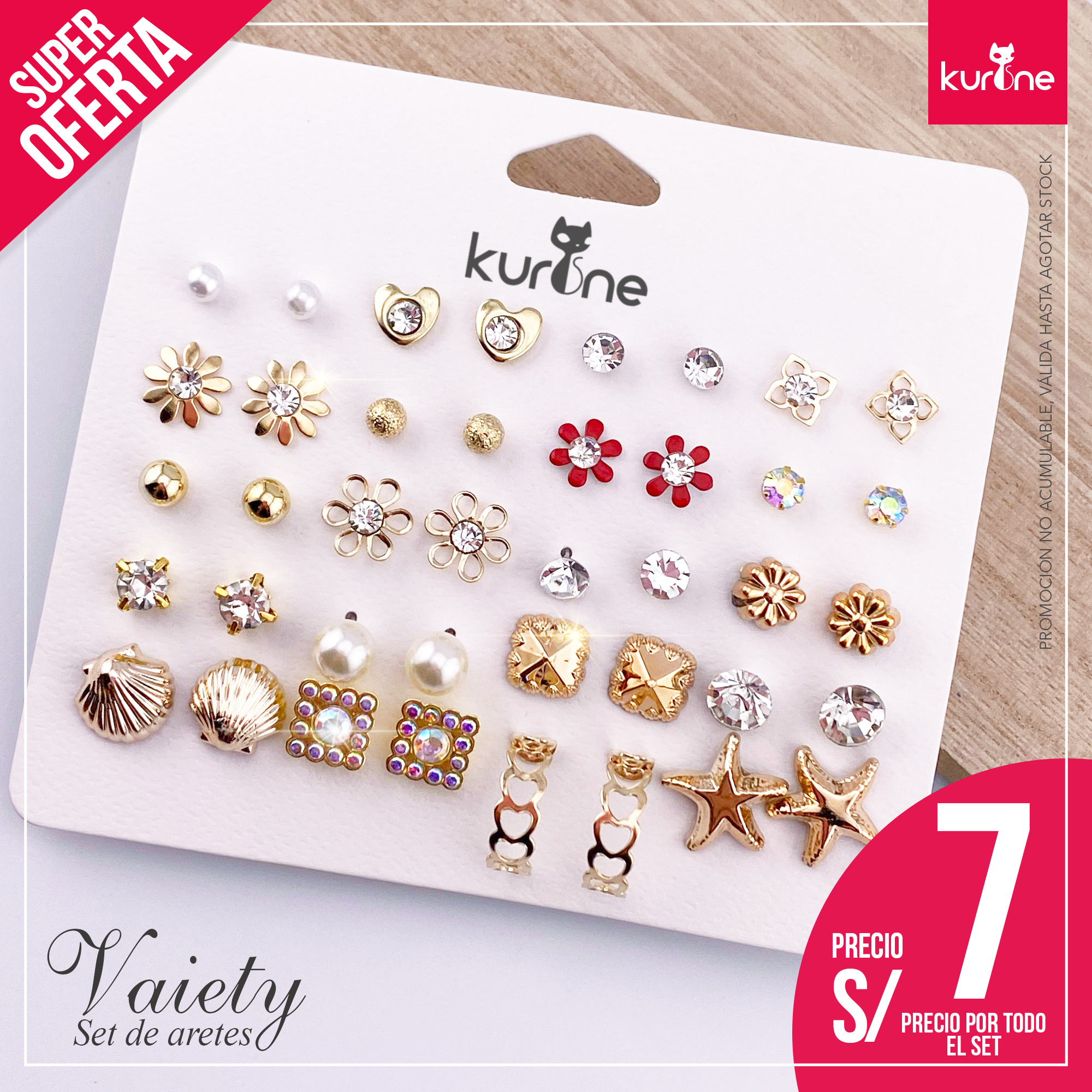 Set de Aretes Variety