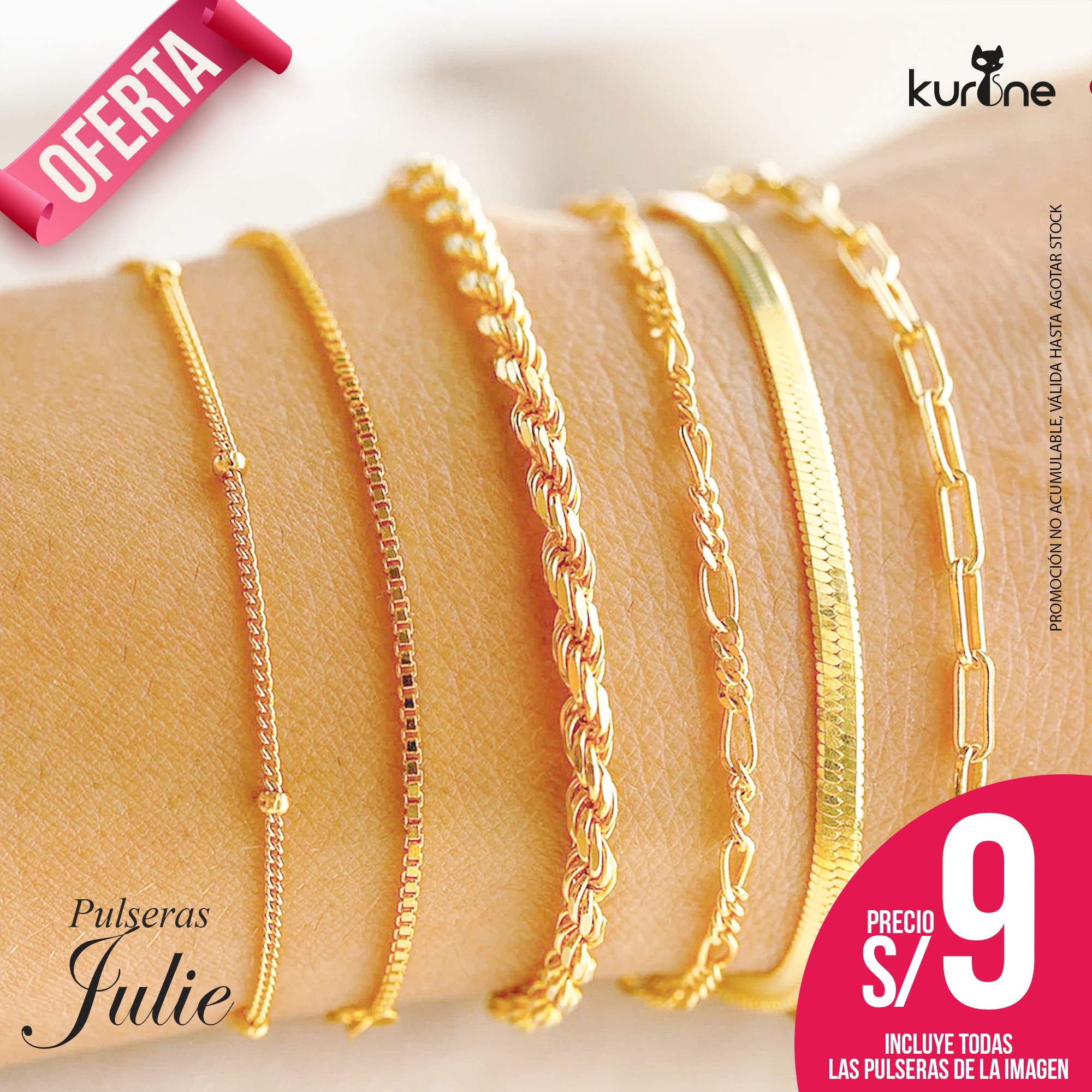 SET DE PULSERAS JULIE