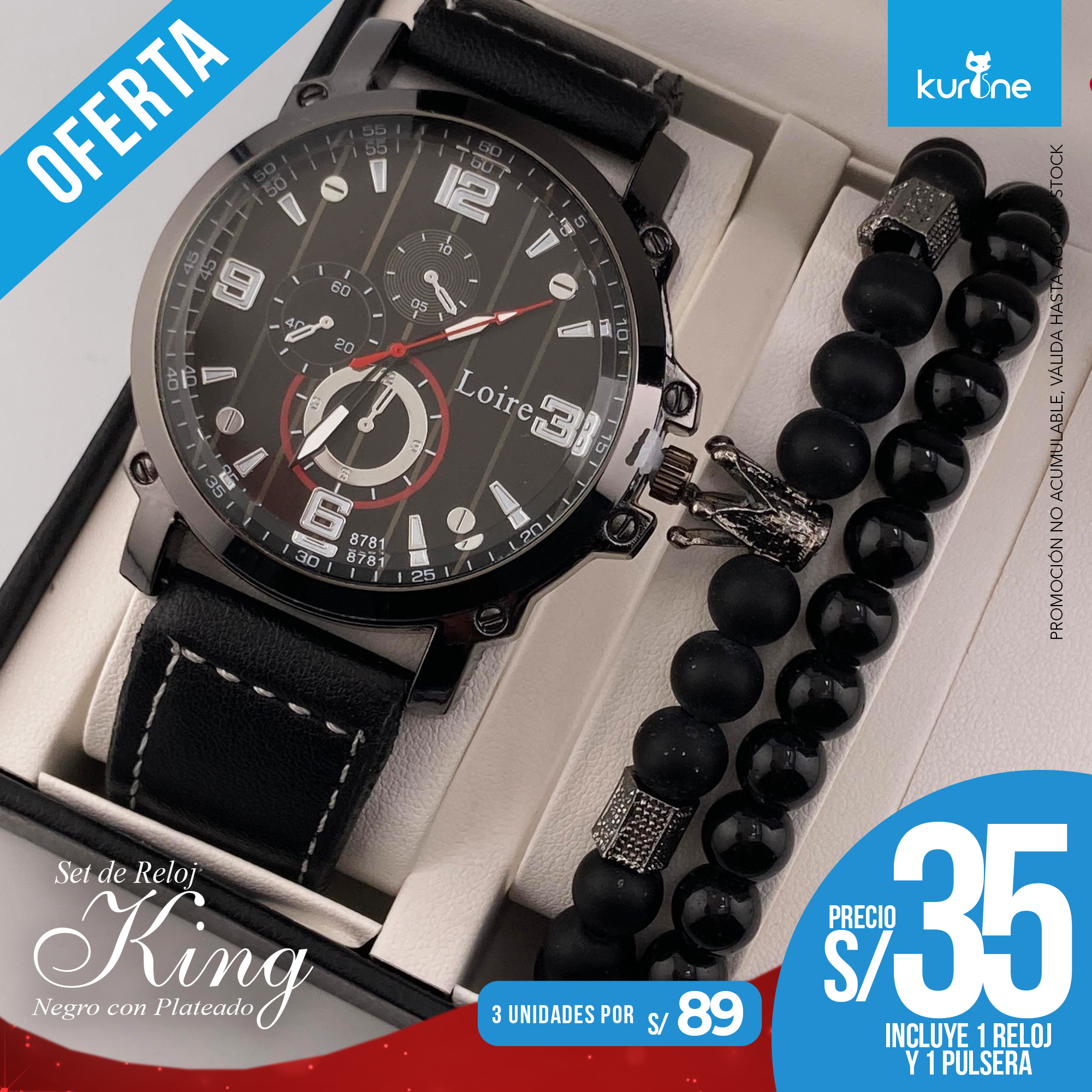 Set de Reloj King