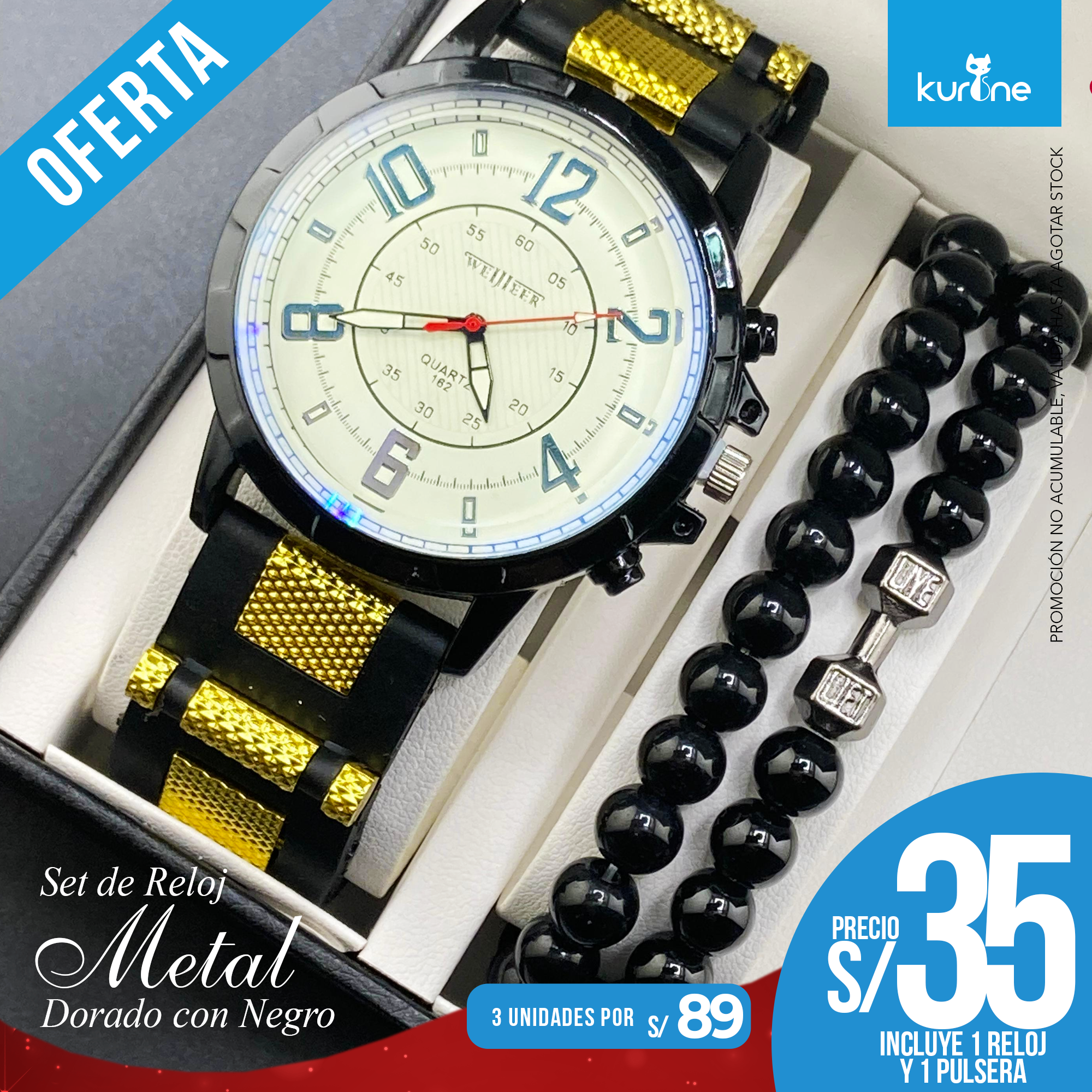 Set de Reloj Metal