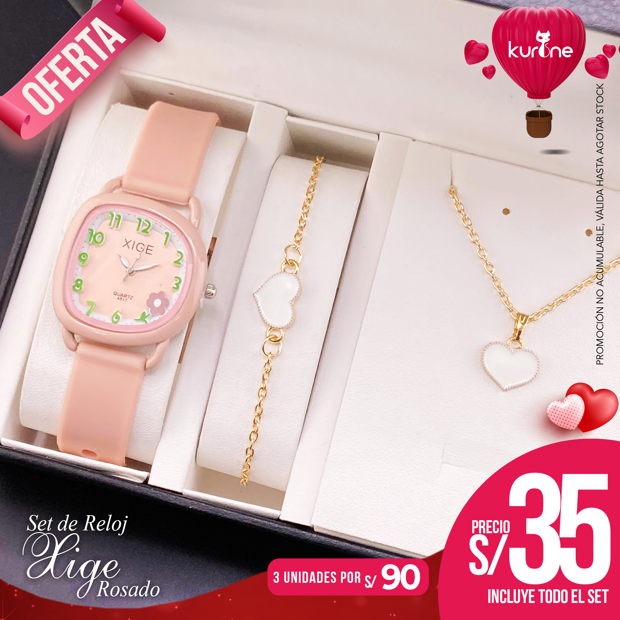 Set de Reloj Xige