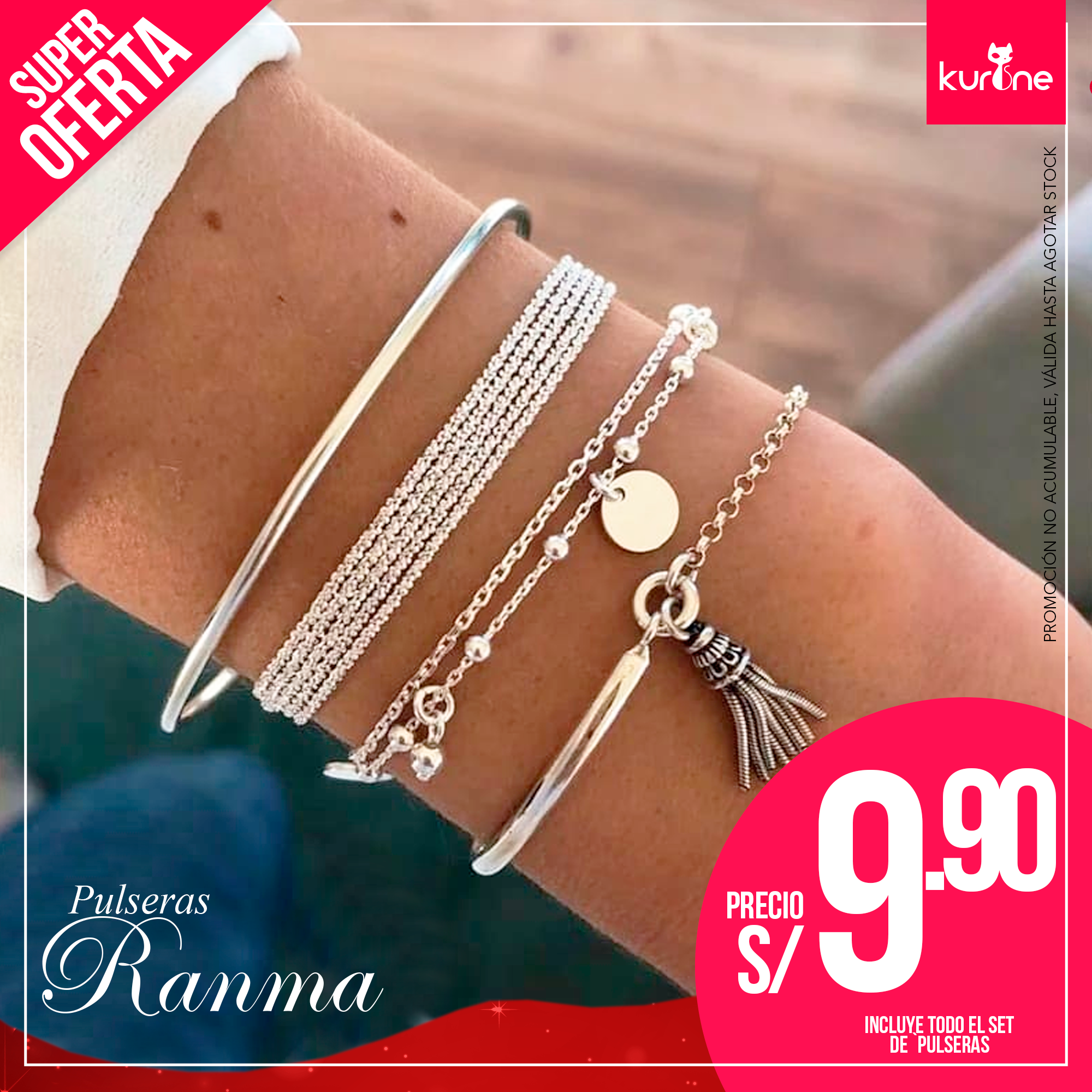 Set de Pulseras Ranma