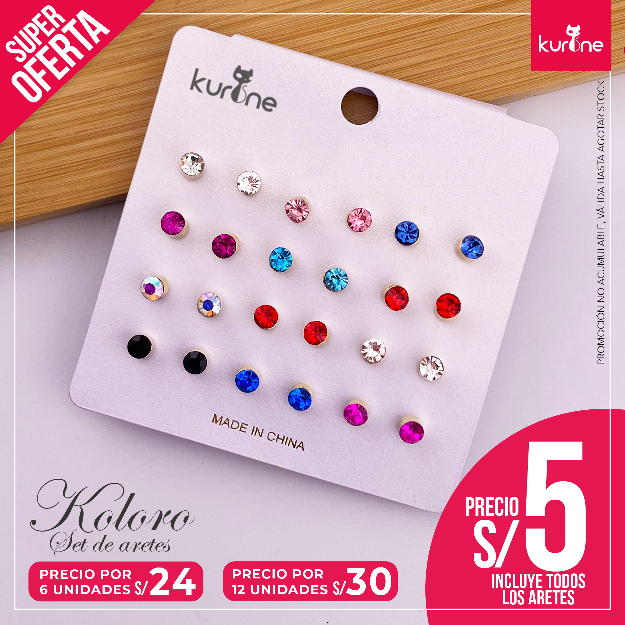 Set de Aretes Koloro