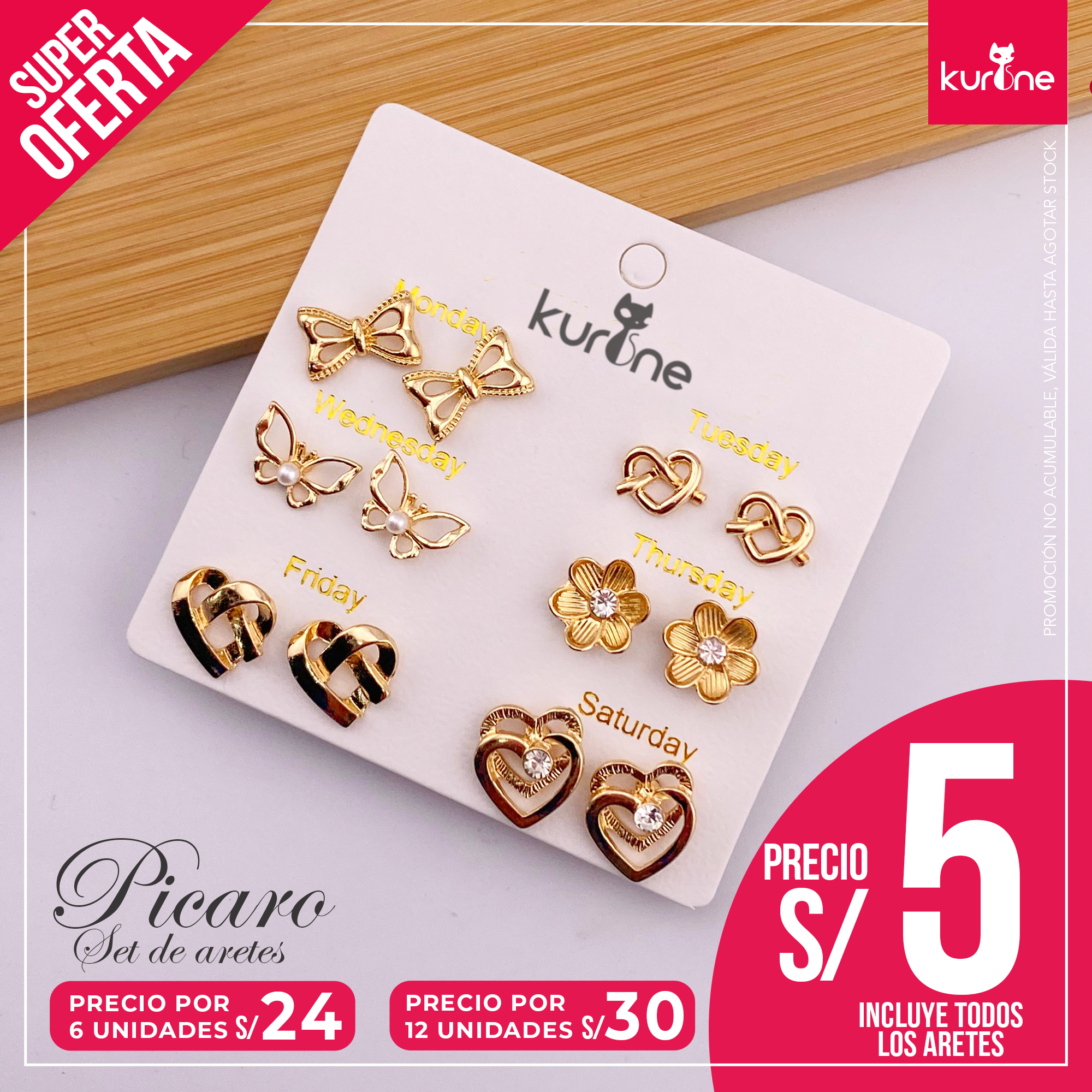 Set de Aretes Picaro