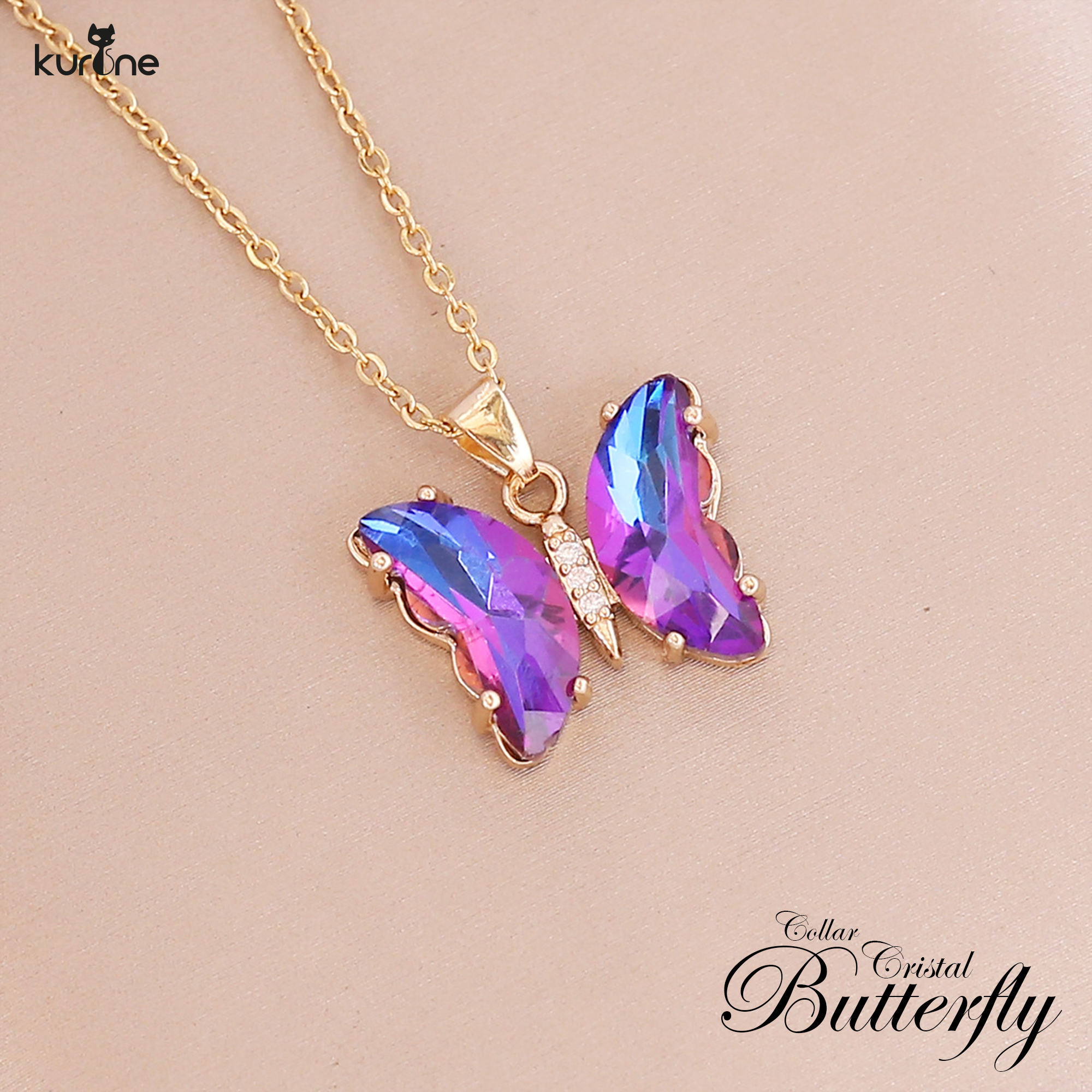 Collar Cristal Butterfly